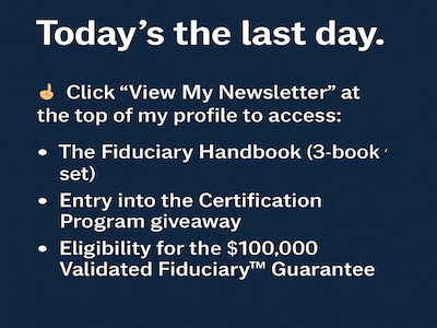 Ends Tonight: Fiduciary Handbook Giveaway