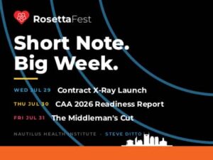 Short Note. Big Week.